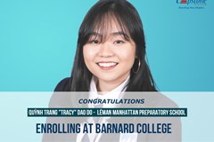 Humans of Capstone Việt Nam - Chúc mừng Quỳnh Trang Tracy nhập học tại Barnard College